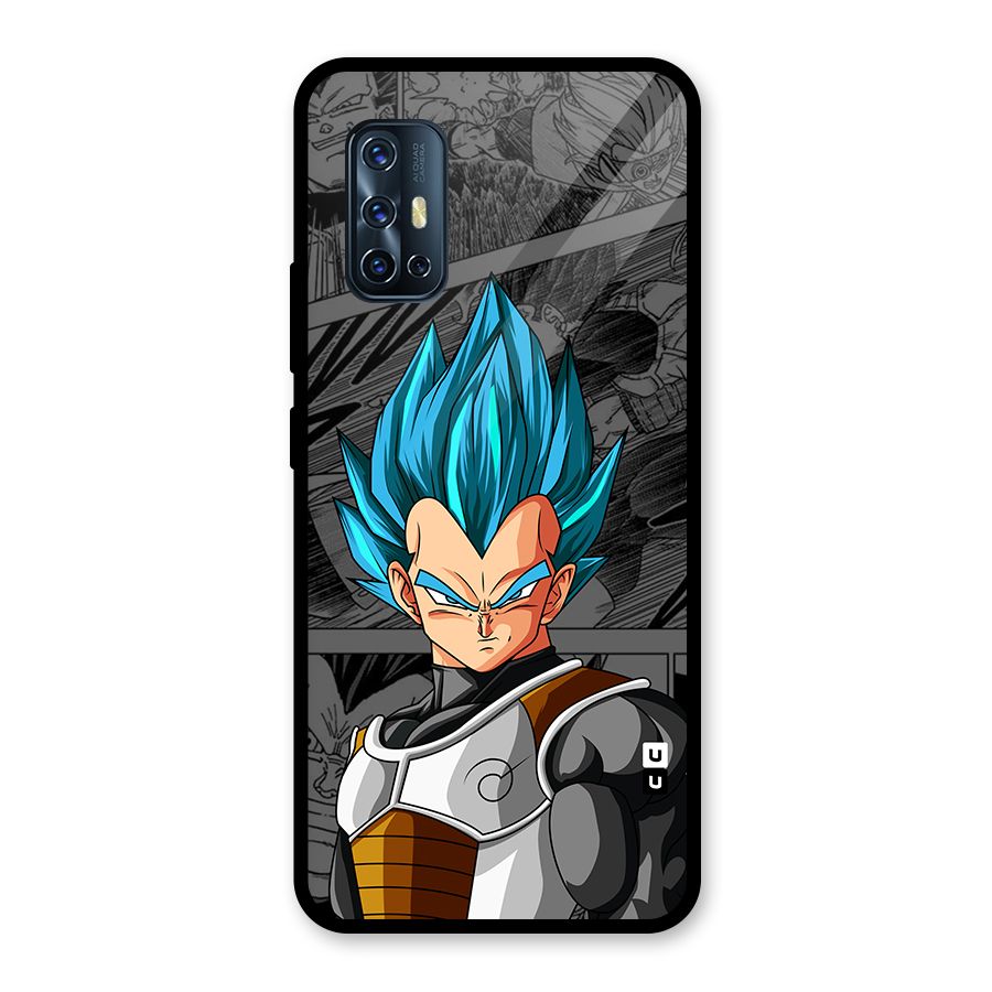 Goku Vegeta Art Glass Back Case for Vivo V17