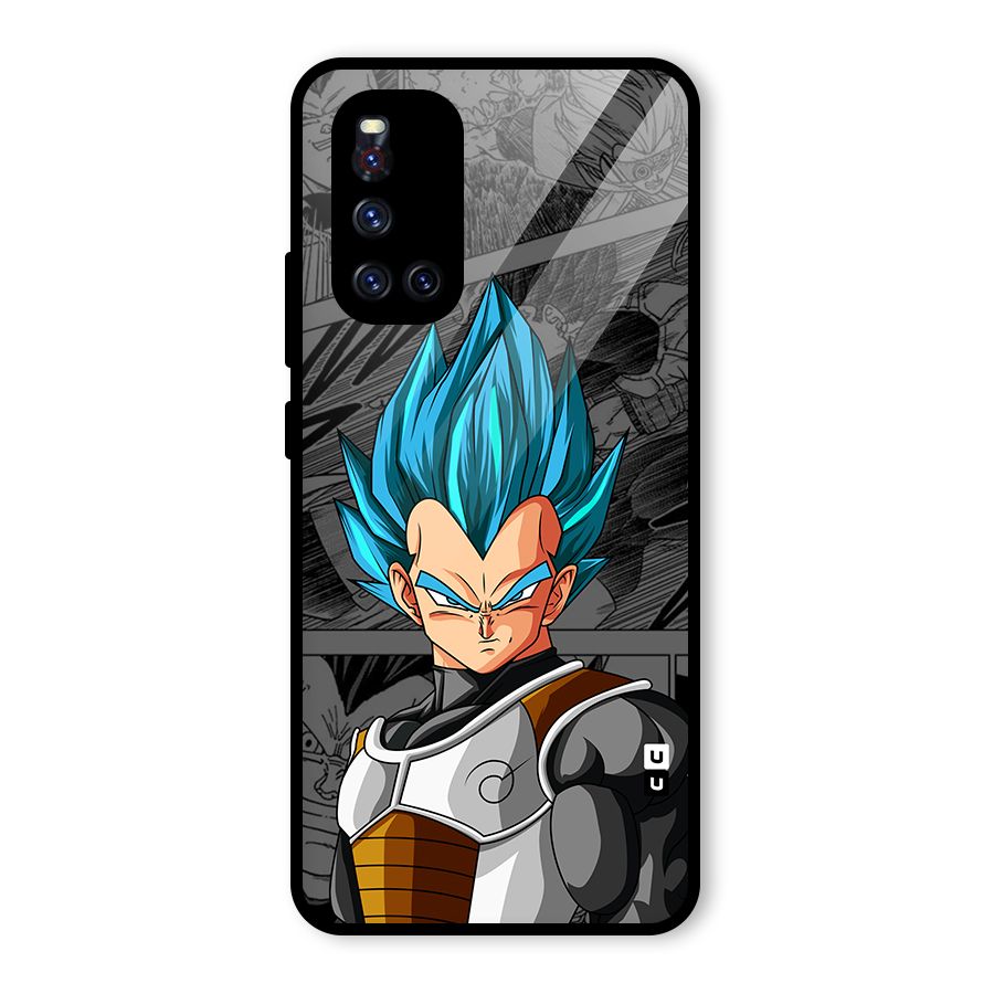 Goku Vegeta Art Glass Back Case for Vivo V19