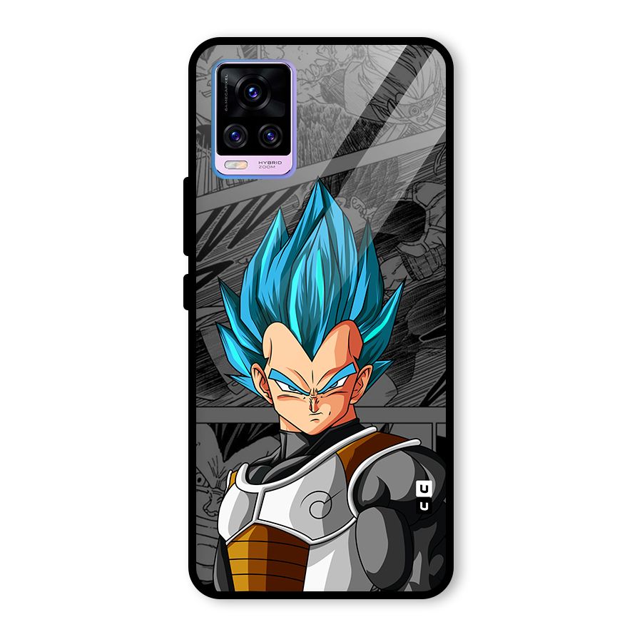 Goku Vegeta Art Glass Back Case for Vivo V20 Pro