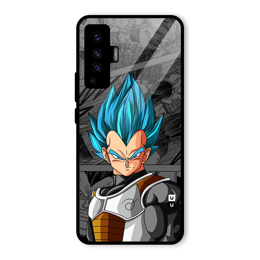 Goku Vegeta Art Glass Back Case for Vivo X50