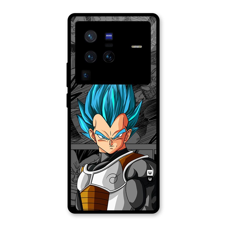 Goku Vegeta Art Glass Back Case for Vivo X80 Pro