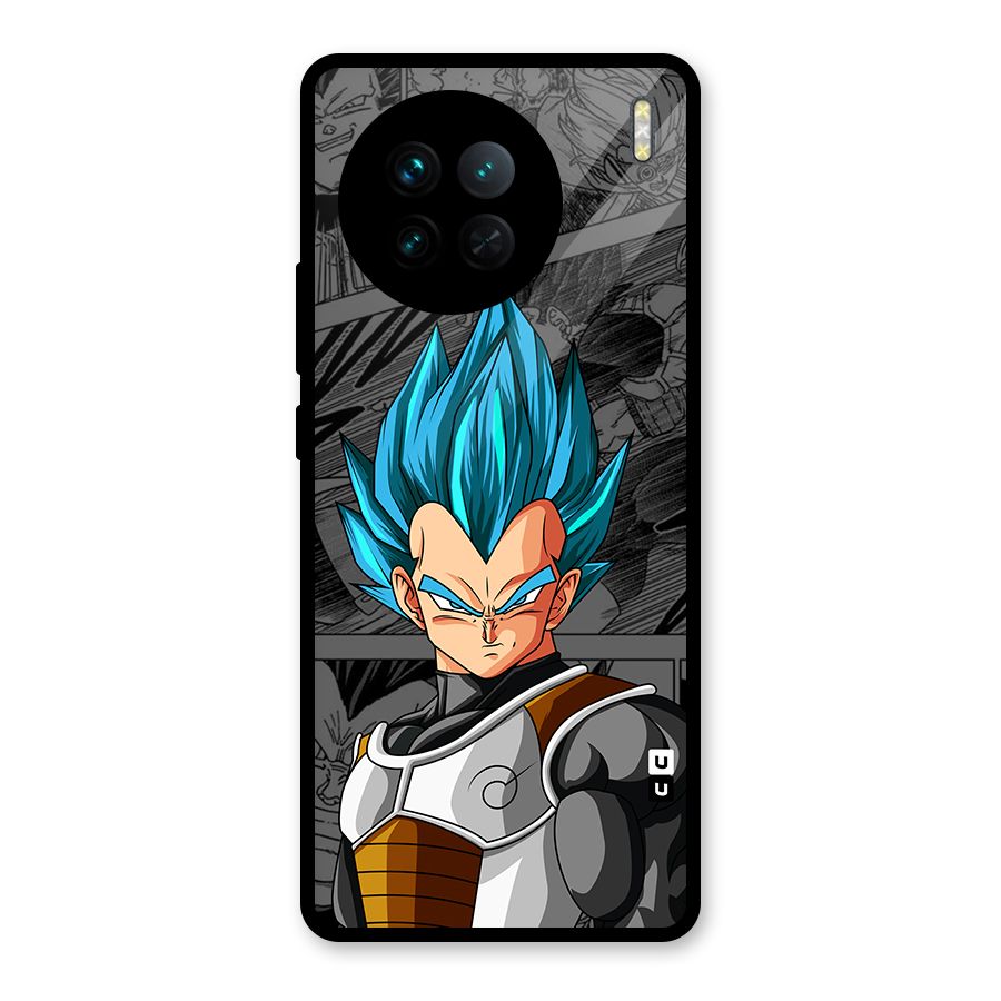Goku Vegeta Art Glass Back Case for Vivo X90