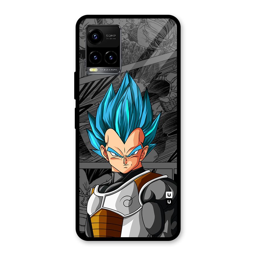 Goku Vegeta Art Glass Back Case for Vivo Y21T