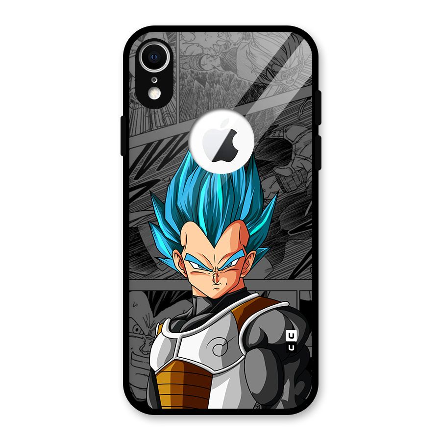 Goku Vegeta Art Glass Back Case for iPhone XR Logo Cut