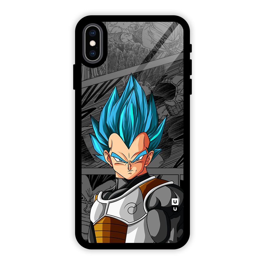 Goku Vegeta Art Glass Back Case for iPhone XS Max