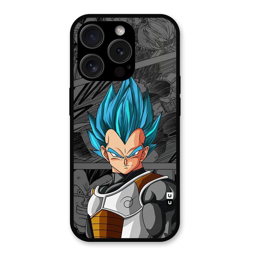 Goku Vegeta Art Metal Back Case for iPhone 15 Pro