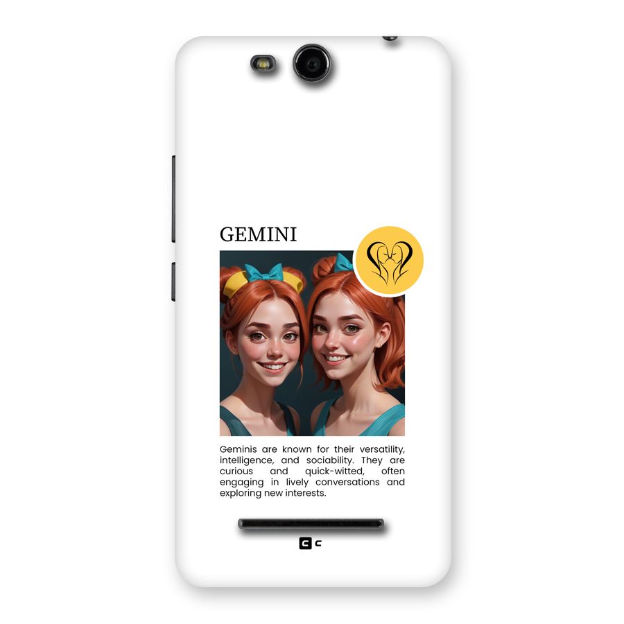 Golden Gemini Back Case for Canvas Juice 3 Q392