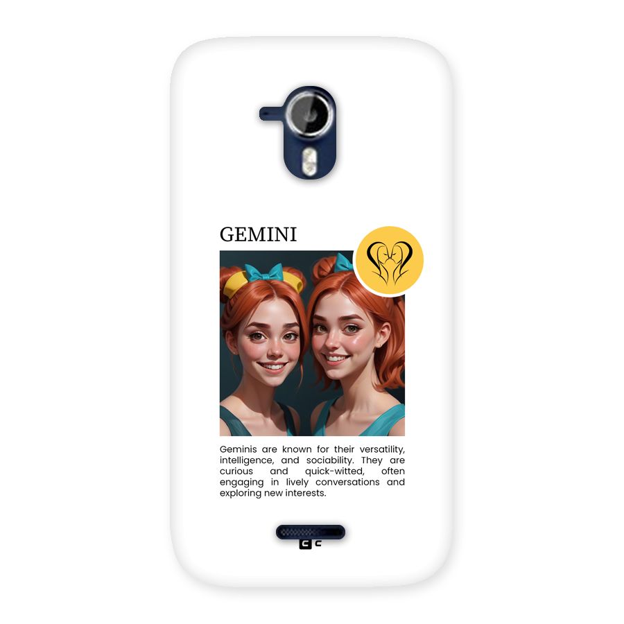 Golden Gemini Back Case for Canvas Magnus A117
