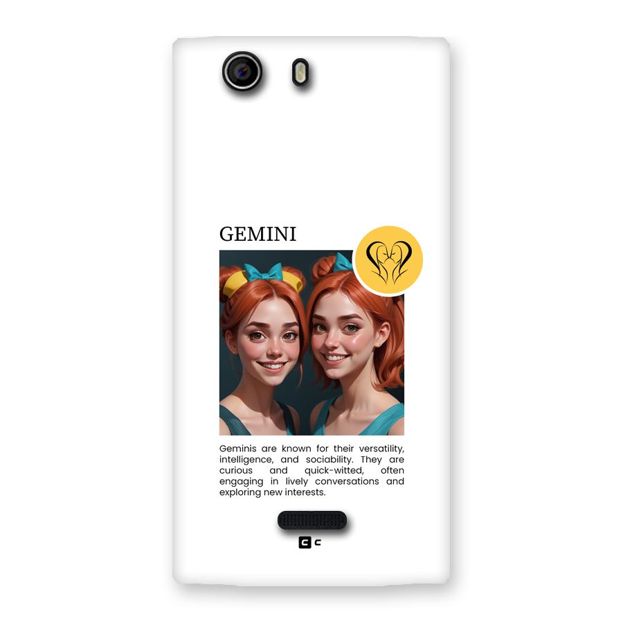 Golden Gemini Back Case for Canvas Nitro 2 E311
