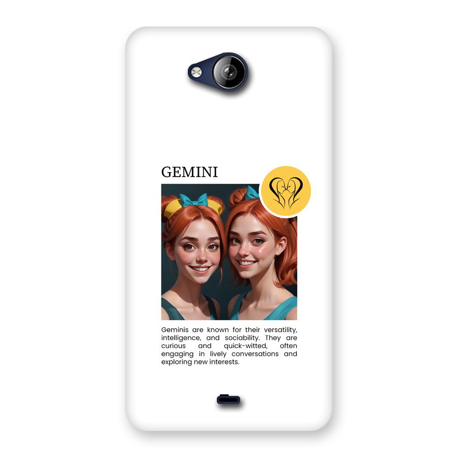 Golden Gemini Back Case for Canvas Play Q355