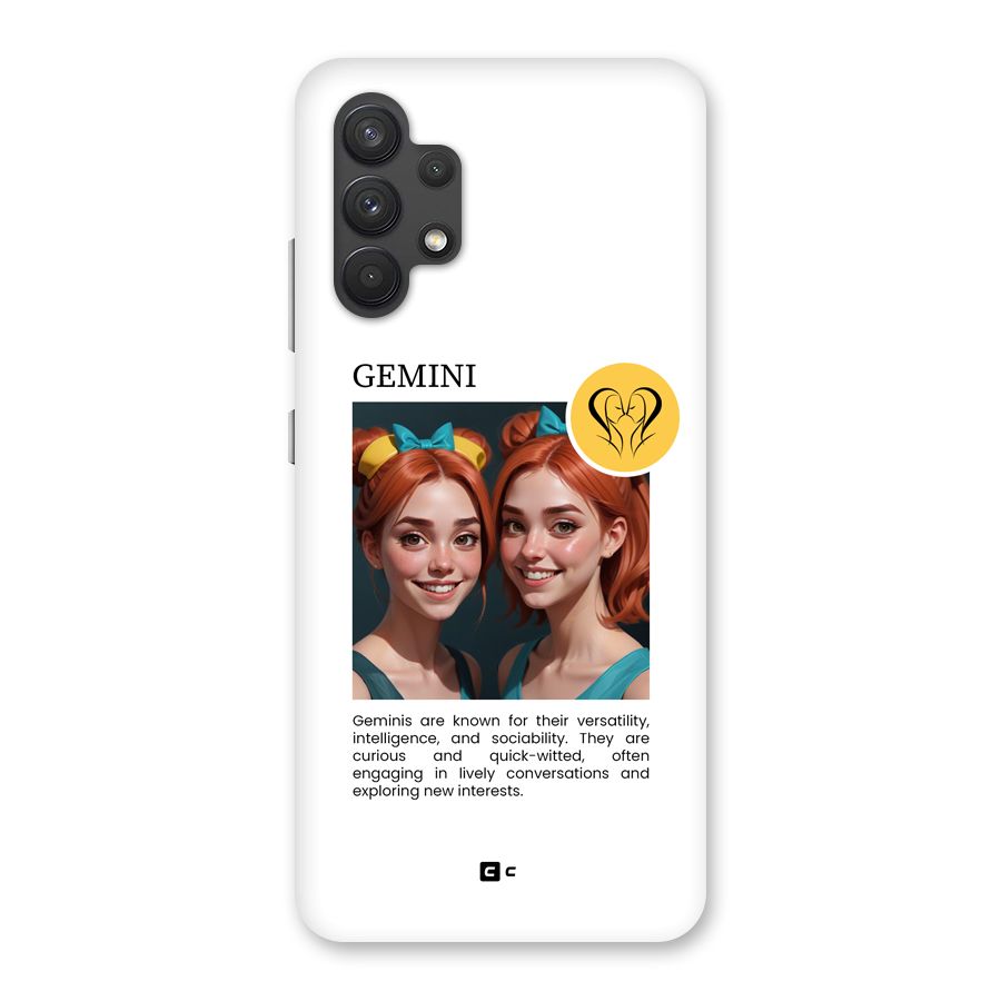 Golden Gemini Back Case for Galaxy A32