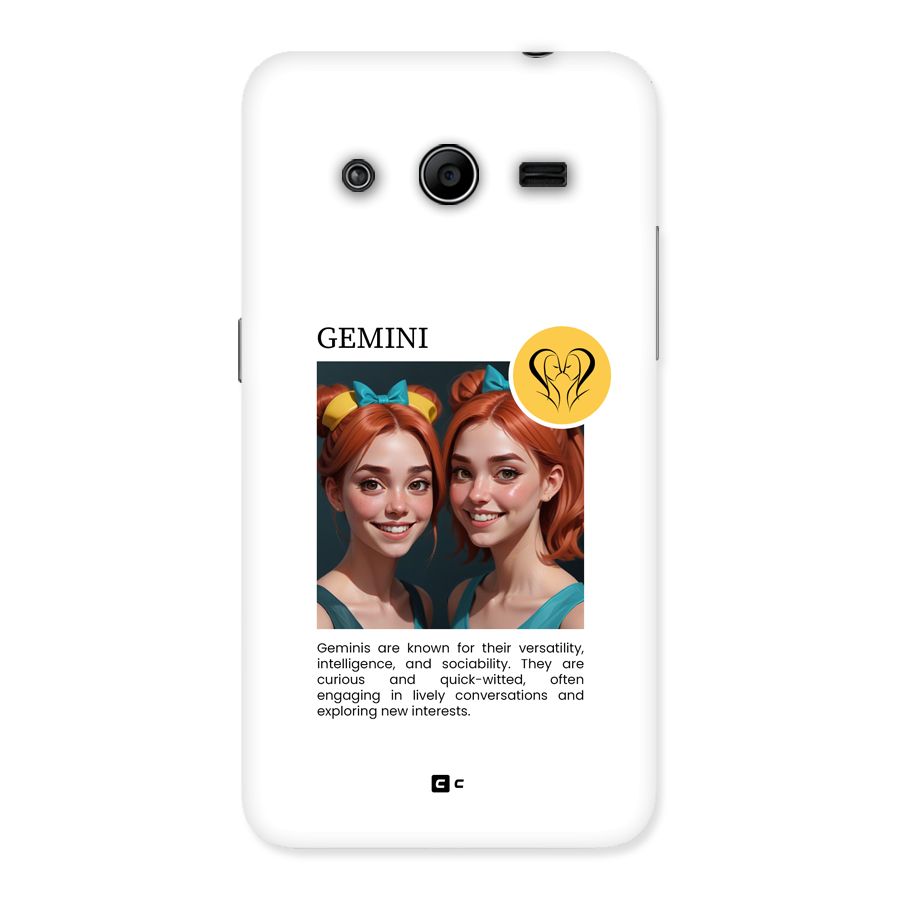 Golden Gemini Back Case for Galaxy Core 2