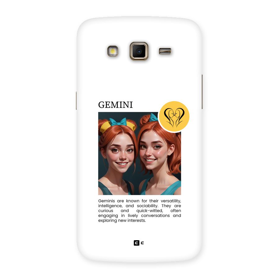 Golden Gemini Back Case for Galaxy Grand 2