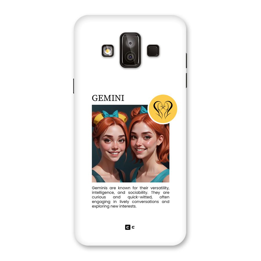Golden Gemini Back Case for Galaxy J7 Duo