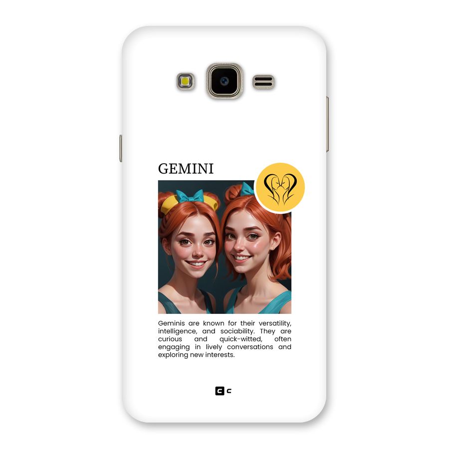 Golden Gemini Back Case for Galaxy J7 Nxt