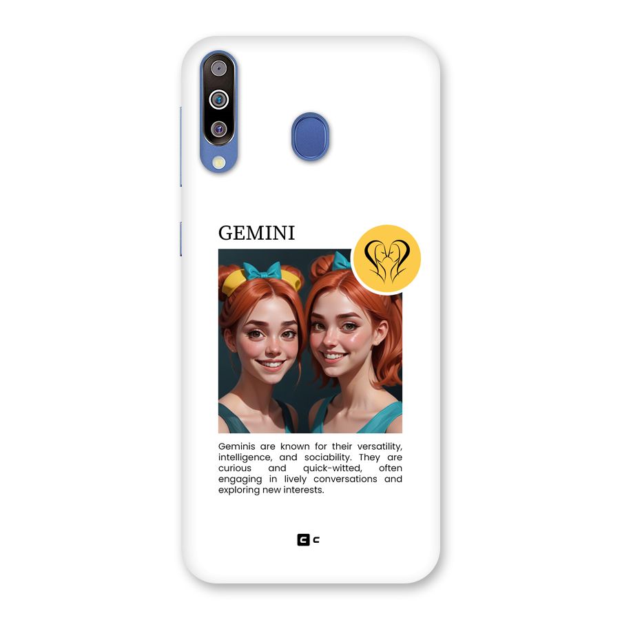 Golden Gemini Back Case for Galaxy M30