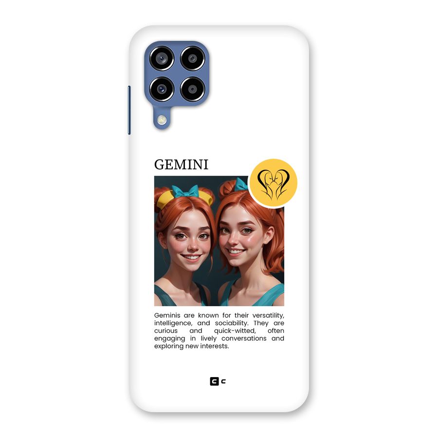 Golden Gemini Back Case for Galaxy M53 5G