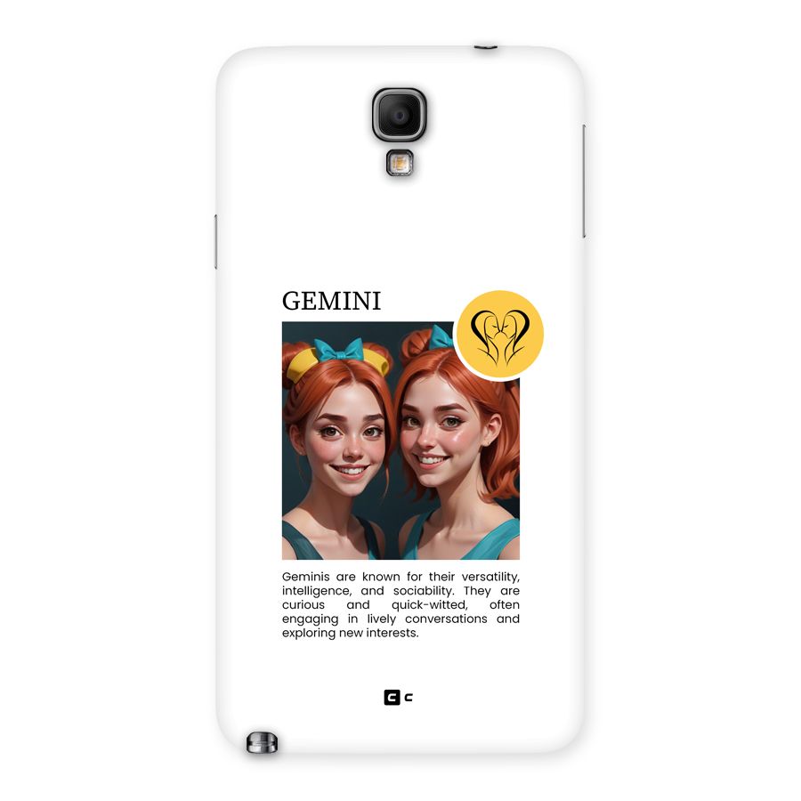 Golden Gemini Back Case for Galaxy Note 3 Neo