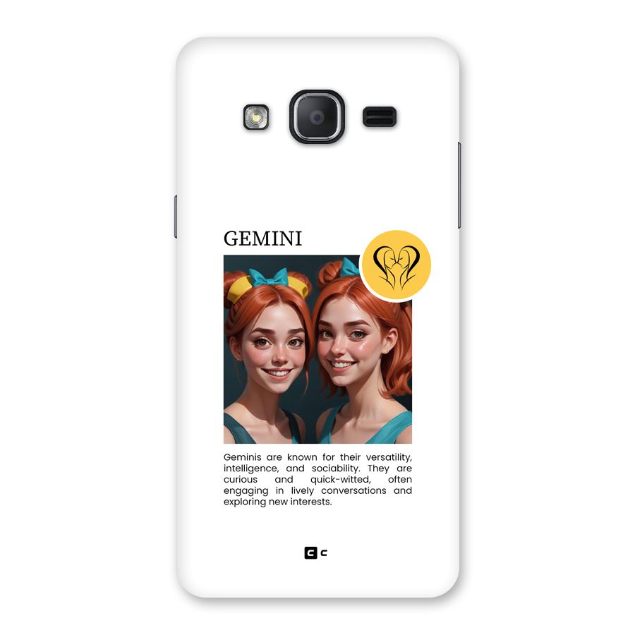 Golden Gemini Back Case for Galaxy On7 2015