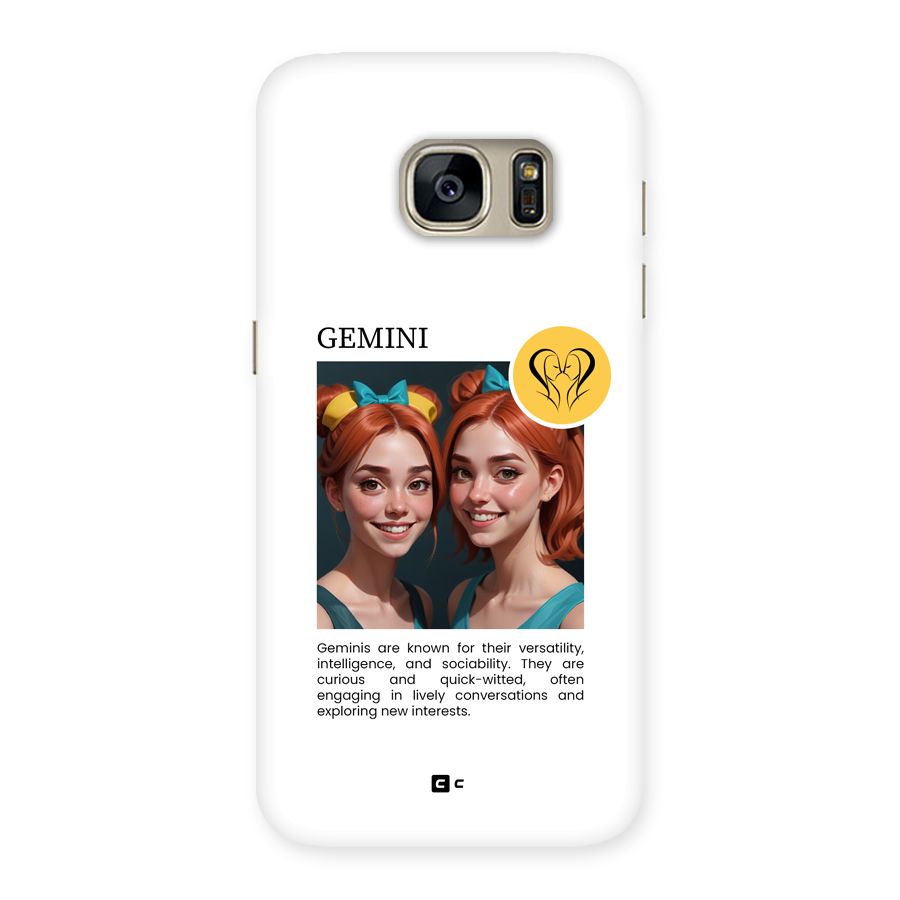 Golden Gemini Back Case for Galaxy S7