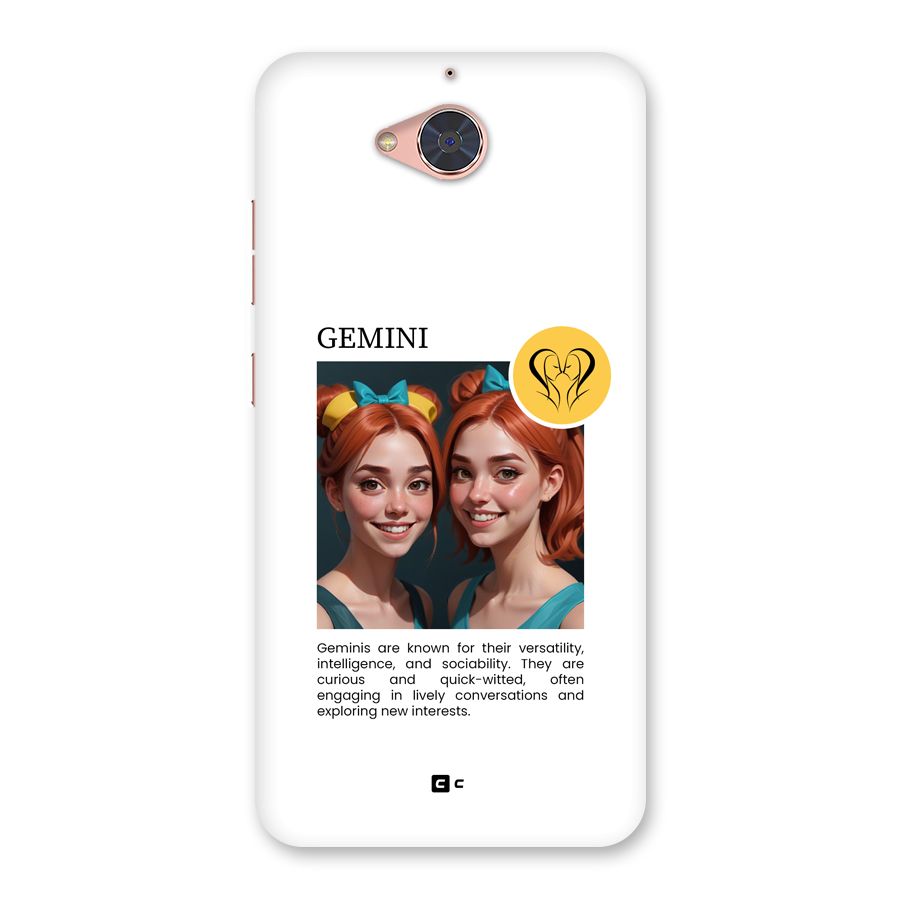 Golden Gemini Back Case for Gionee S6 Pro