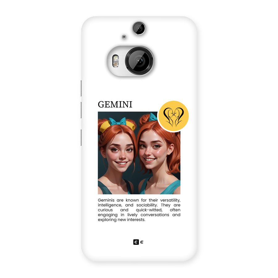 Golden Gemini Back Case for HTC One M9 Plus