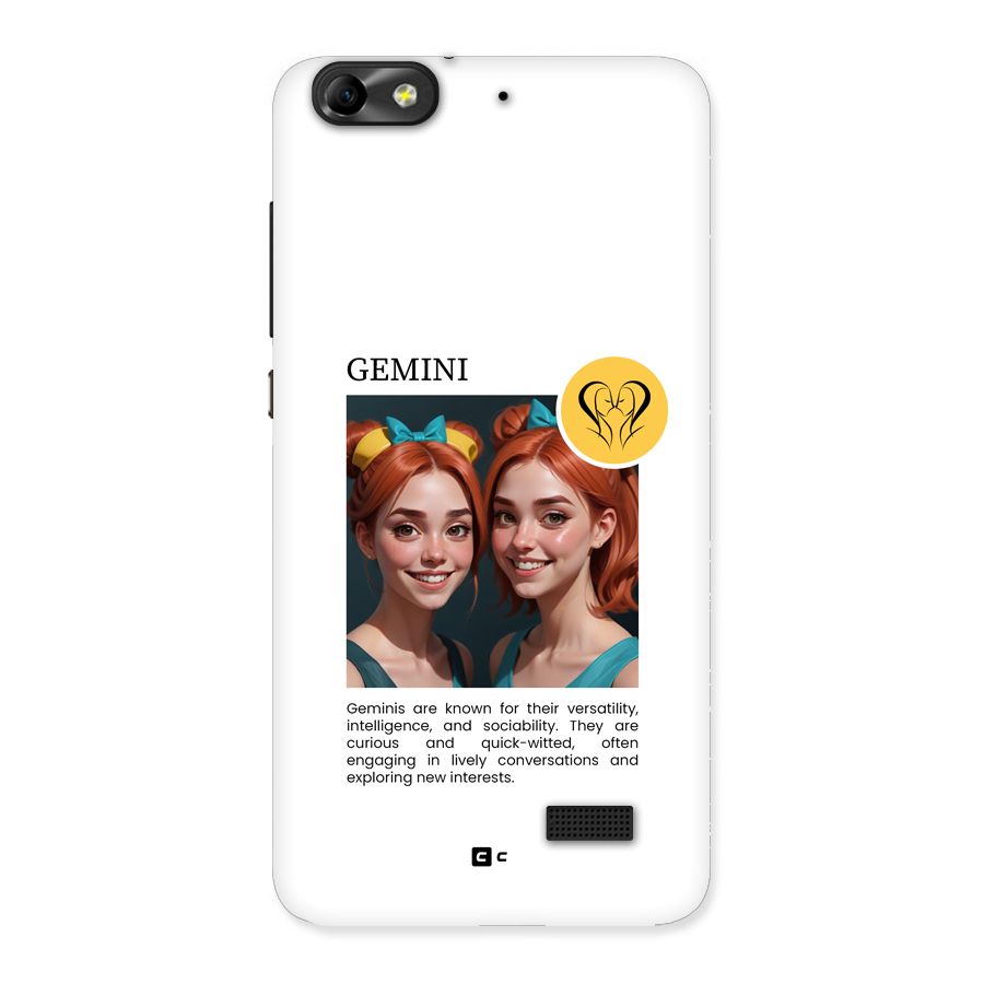 Golden Gemini Back Case for Honor 4C
