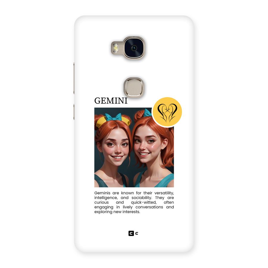 Golden Gemini Back Case for Honor 5X