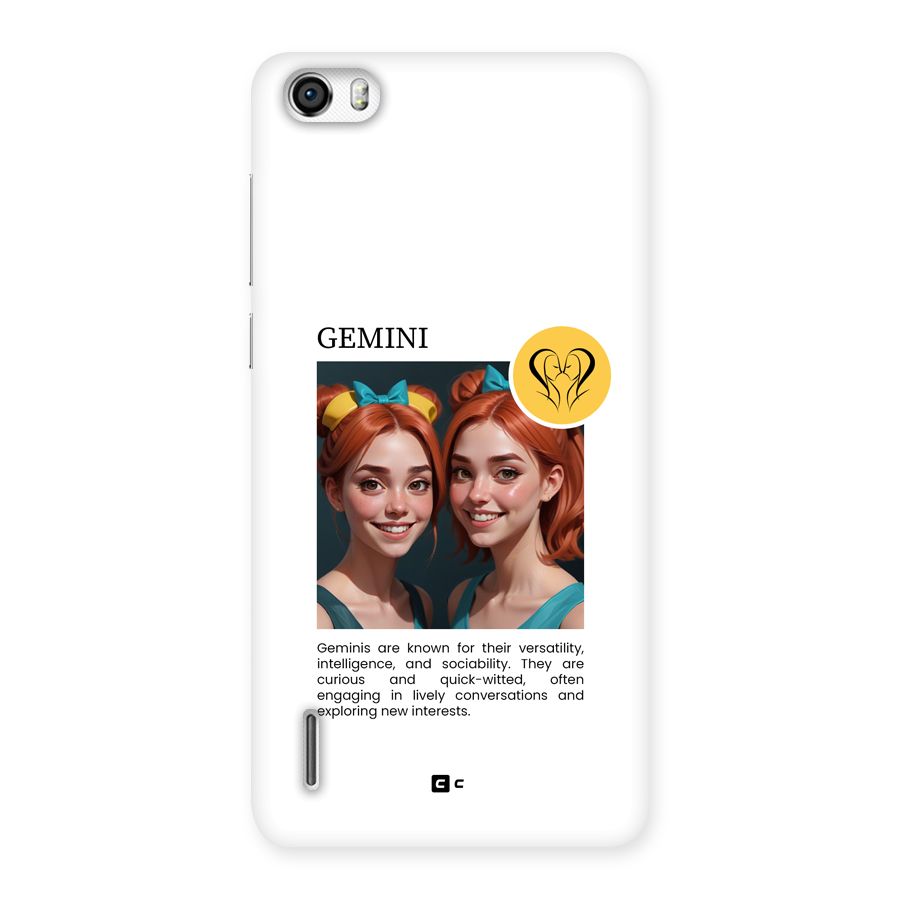 Golden Gemini Back Case for Honor 6