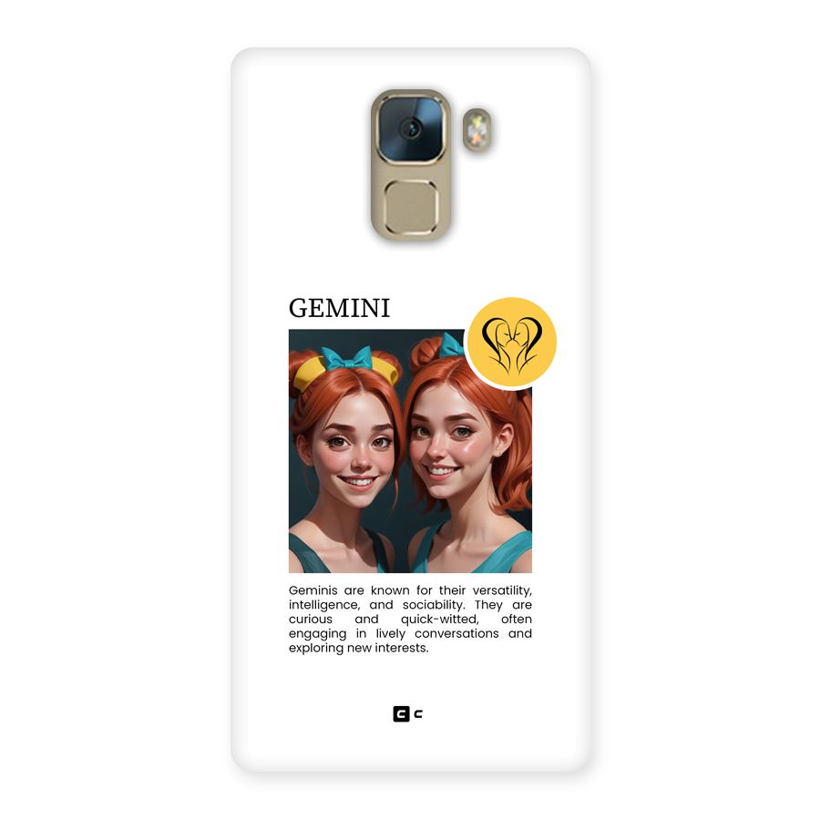 Golden Gemini Back Case for Honor 7
