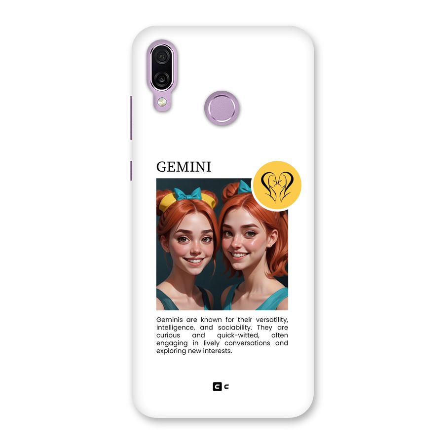 Golden Gemini Back Case for Honor Play