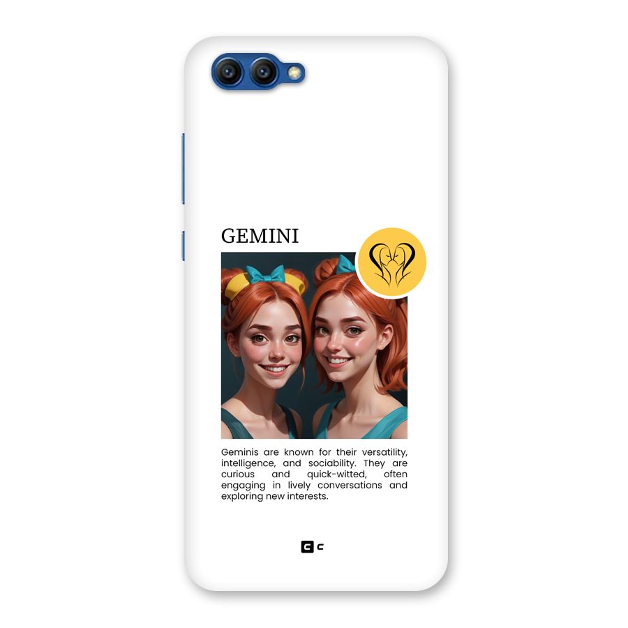 Golden Gemini Back Case for Honor View 10