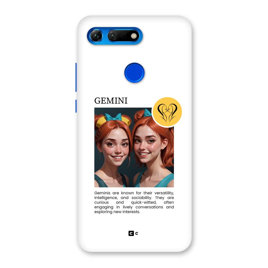 Golden Gemini Back Case for Honor View 20