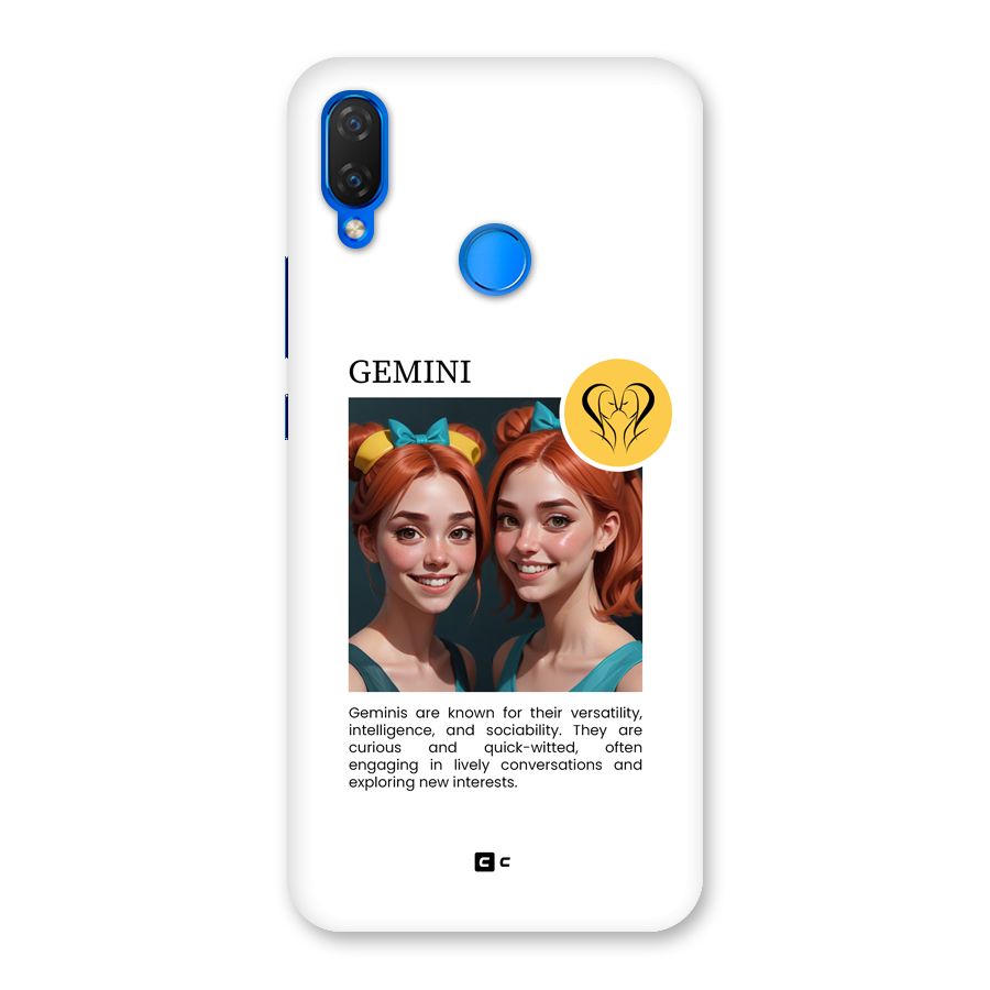 Golden Gemini Back Case for Huawei Nova 3i