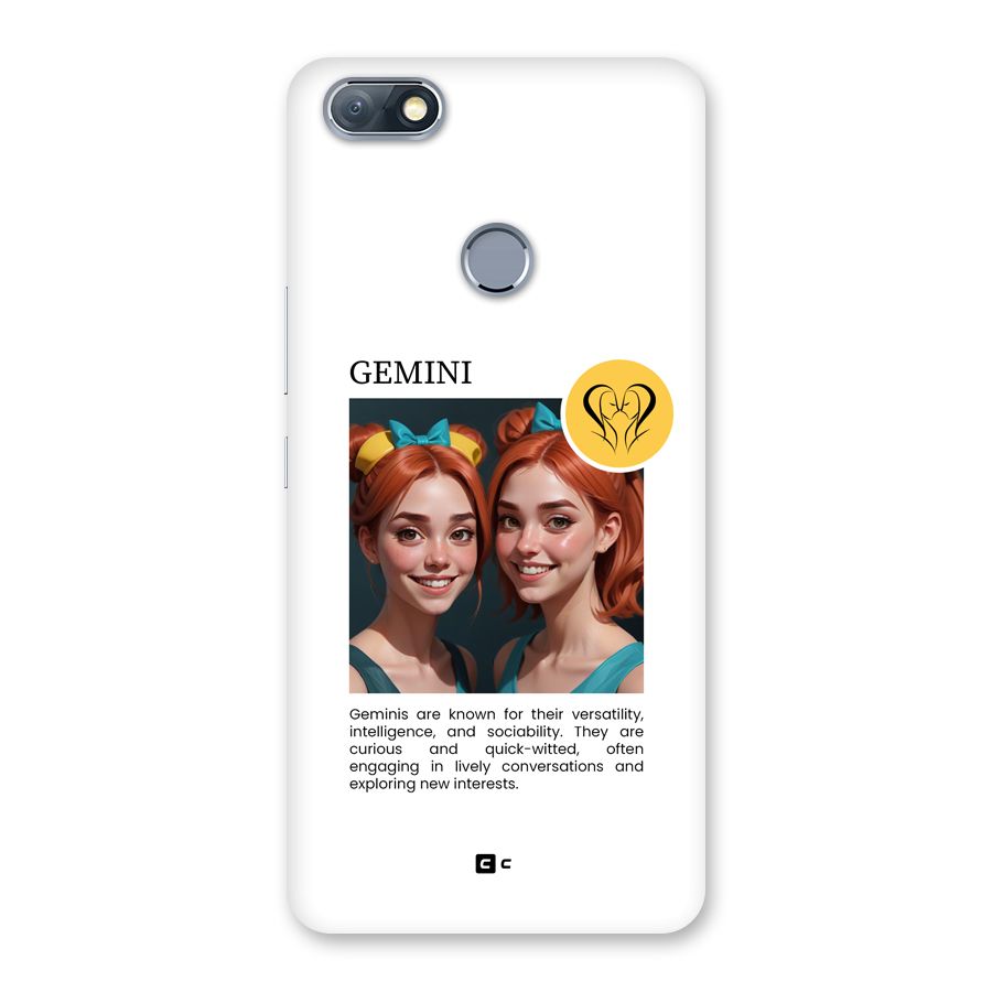 Golden Gemini Back Case for Infinix Note 5