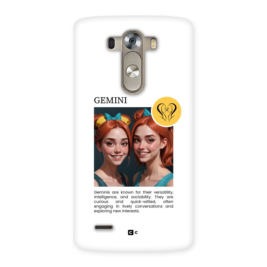 Golden Gemini Back Case for LG G3
