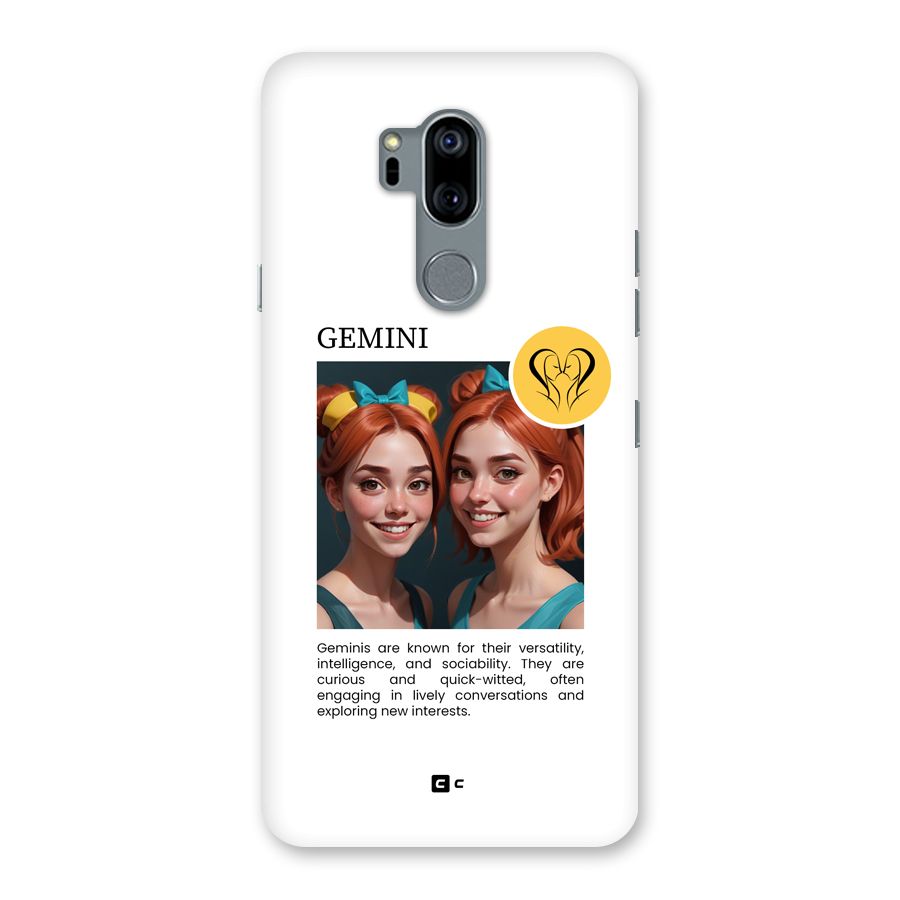 Golden Gemini Back Case for LG G7