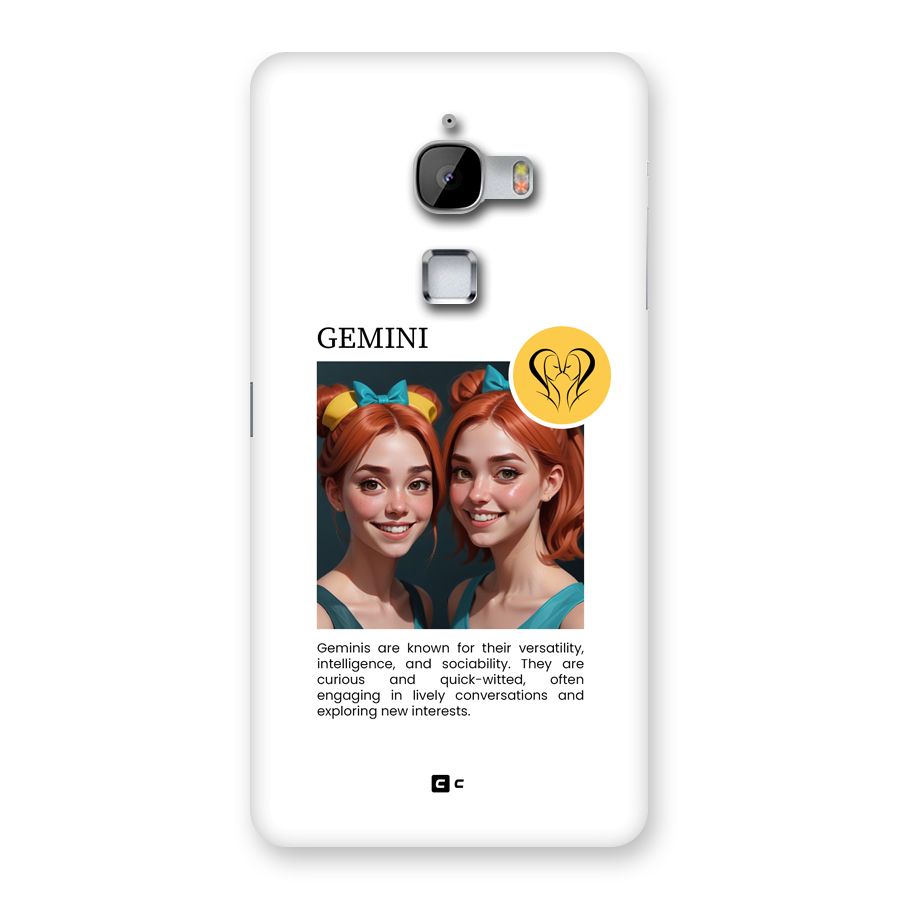 Golden Gemini Back Case for LeTV Le Max