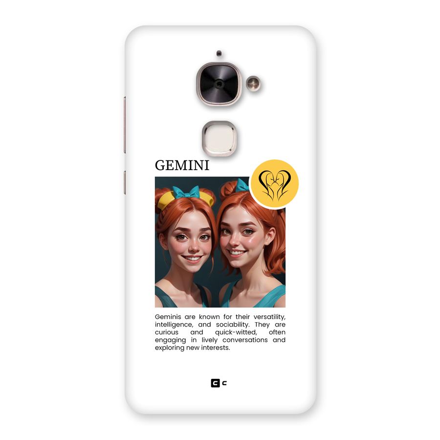 Golden Gemini Back Case for Le 2