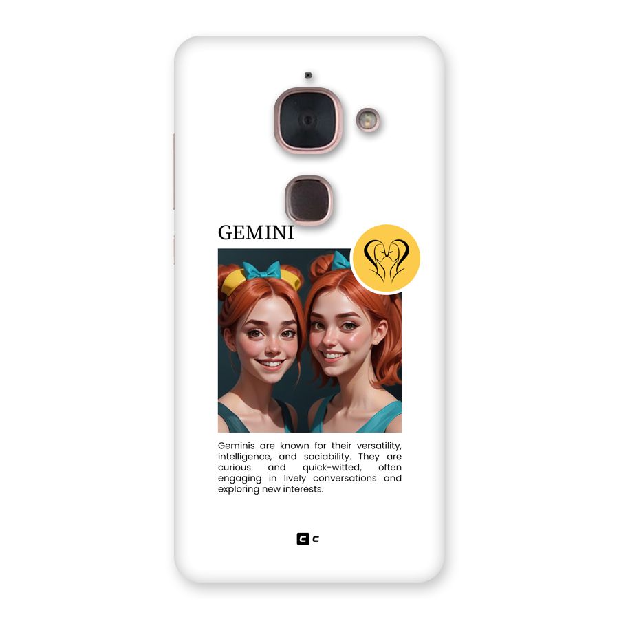 Golden Gemini Back Case for Le Max 2