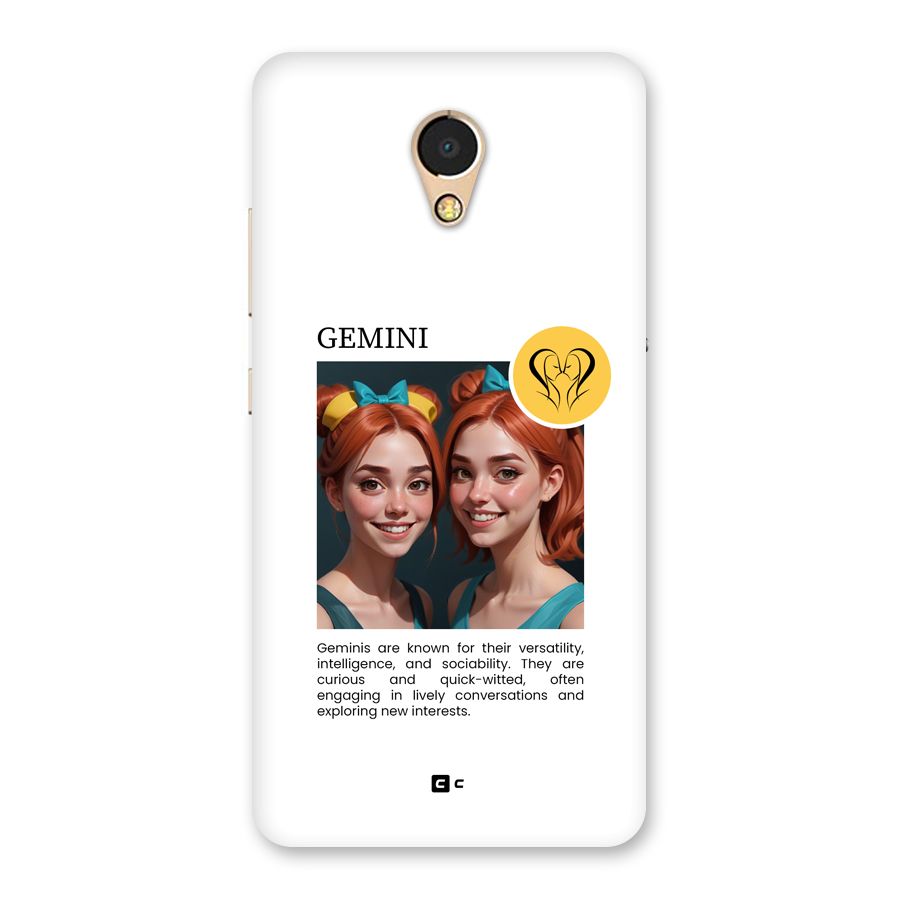 Golden Gemini Back Case for Lenovo P2