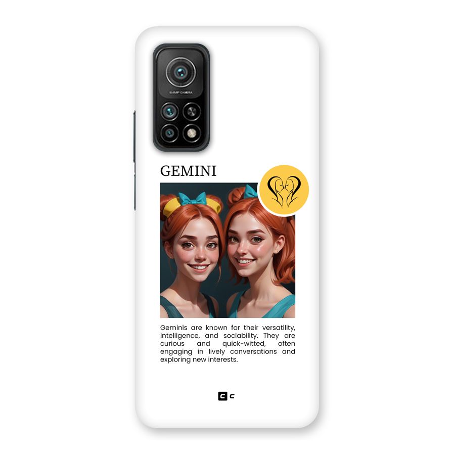 Golden Gemini Back Case for Mi 10T 5G