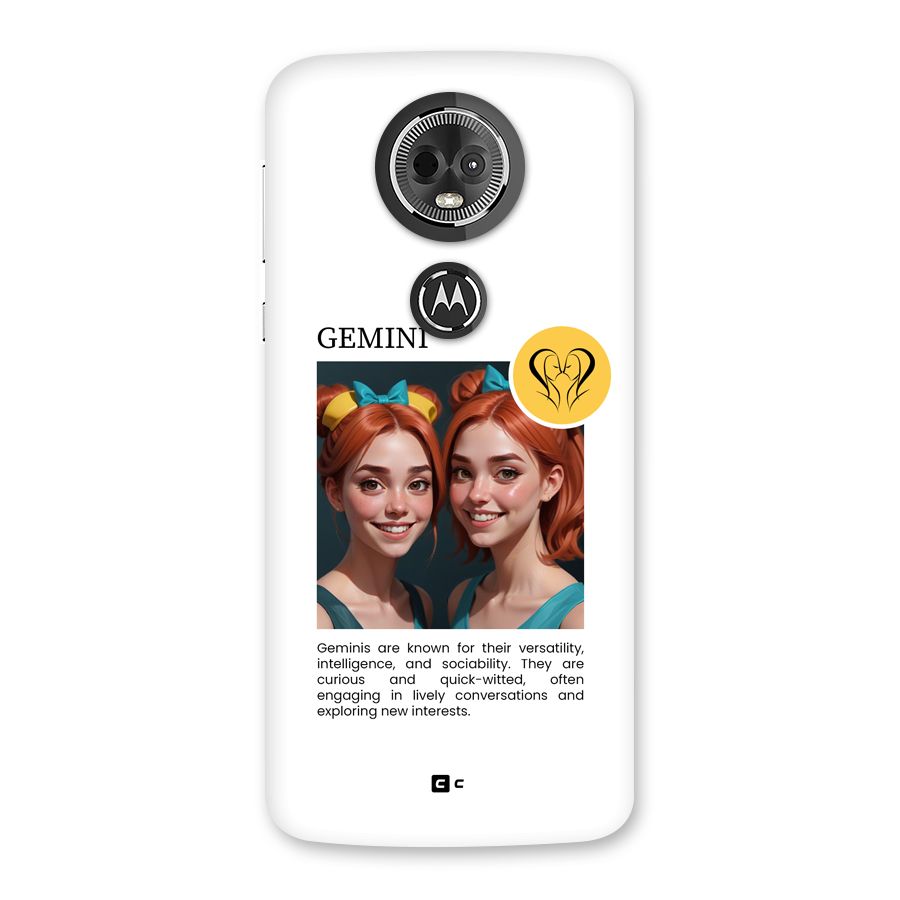 Golden Gemini Back Case for Moto E5 Plus