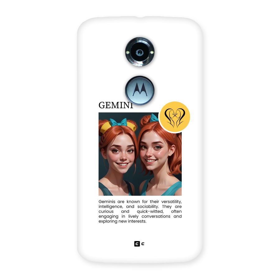 Golden Gemini Back Case for Moto X2