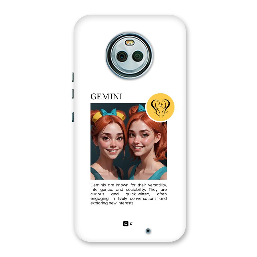 Golden Gemini Back Case for Moto X4