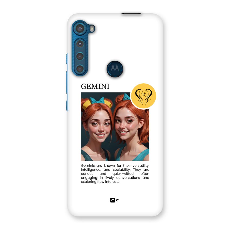 Golden Gemini Back Case for Motorola One Fusion Plus