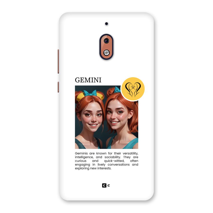 Golden Gemini Back Case for Nokia 2.1