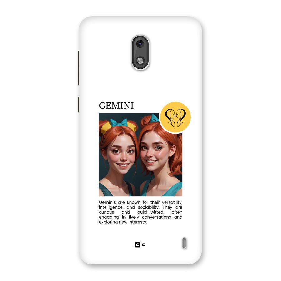 Golden Gemini Back Case for Nokia 2