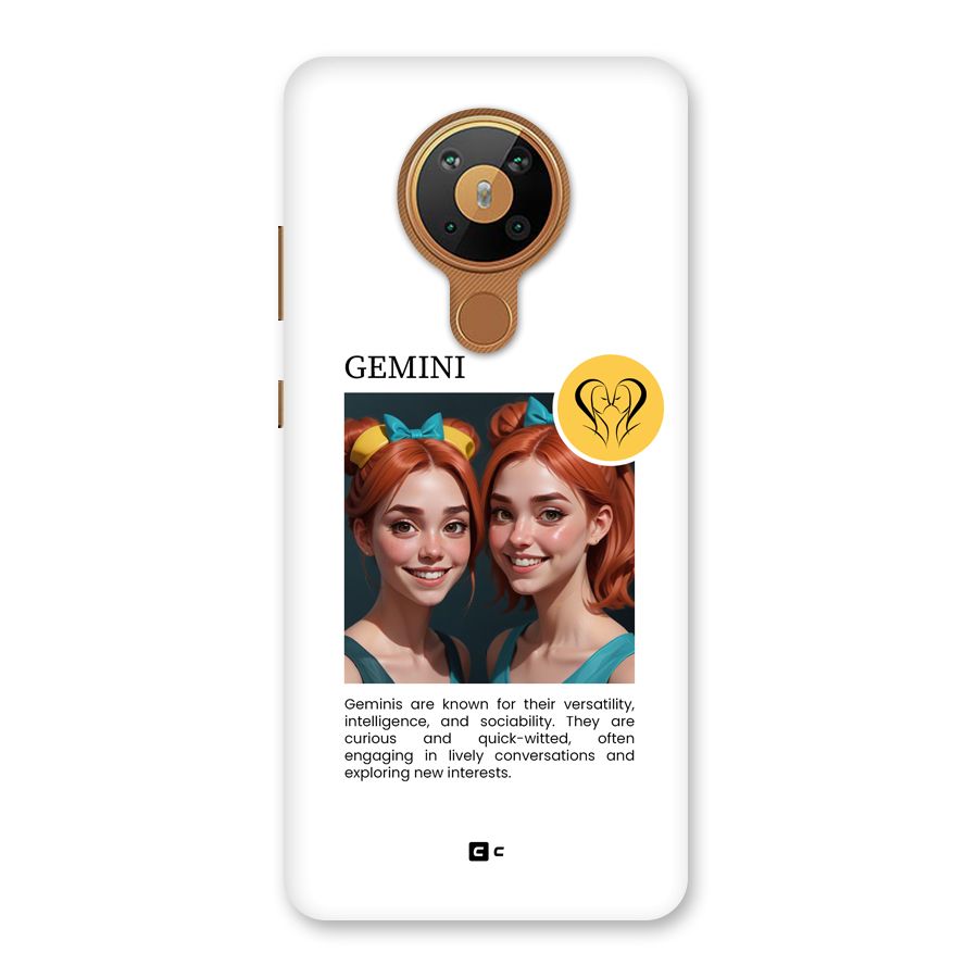 Golden Gemini Back Case for Nokia 5.3