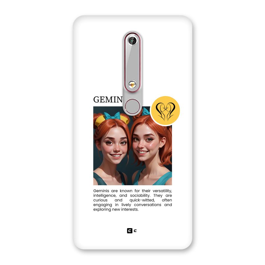 Golden Gemini Back Case for Nokia 6.1